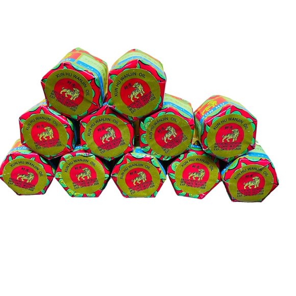 11x Xun HU Tiger Balm Herbal Rub Arthritis Pain Relief Massage Ointment - Picture 2 of 5